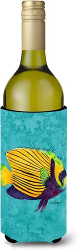 Vista 16 de Caroline's Treasures 8658CC - Funda plegable para bebidas o botellas, contenedor plegable con aislamiento para latas o botellas, multicolor Shells