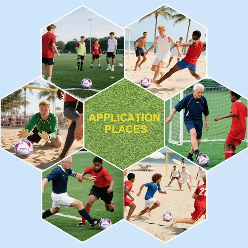 Vista 9 de Balón de fútbol tamaño 5 con bomba y aguja, fútbol profesional oficial para entrenamiento y juegos, desinflado para facilitar el inflado, regalo