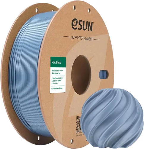 Vista 8 de eSUN Filamento PLA Basic de 0.07 in, naranja, carrete de 2.2 libras 1.anaranjado