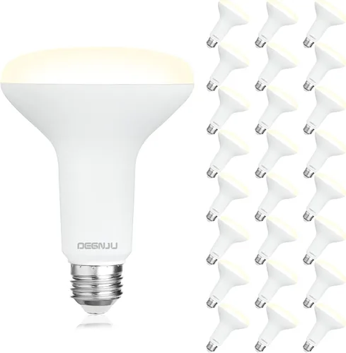 Vista 19 de DEGNJU Paquete de 6 bombillas LED empotradas BR30, bombillas de inundación regulables para interiores, CRI80 7 W, equivalente a 65 W, 2700 K, blanco