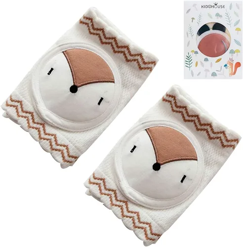 Vista 10 de Protectores de rodilla para gatear, unisex para bebés, antideslizantes, rodilleras para niños pequeños, cubierta protectora de seguridad
