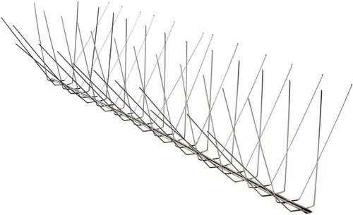 Vista 7 de Nixalite Pigeon Spike - Pico de acero inoxidable para pájaros (tiras de 10 pies, 5-2 pies)