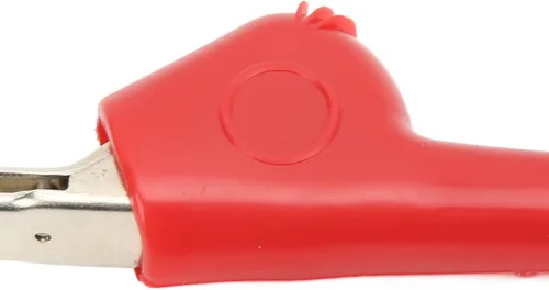 Vista 8 de Pinzas de cocodrilo de metal, abrazadera de clip de cocodrilo para conector surtido, abrazadera de batería eléctrica con aguja, pinzas de cocodrilo