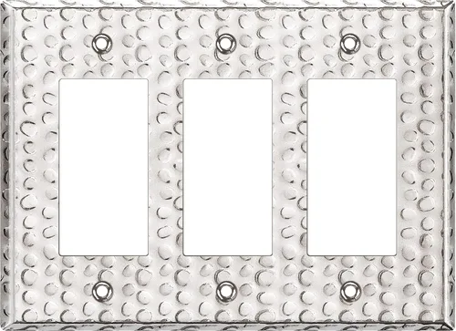 Vista 48 de LIDER Placa decorativa de pared de metal para interruptor o receptáculo, cubierta de salida de acero inoxidable, resistente a la corrosión