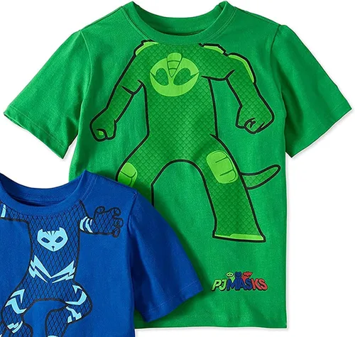 Vista 6 de PJ Masks PJMASKS Catboy Gekko - Camiseta de manga corta de manga corta