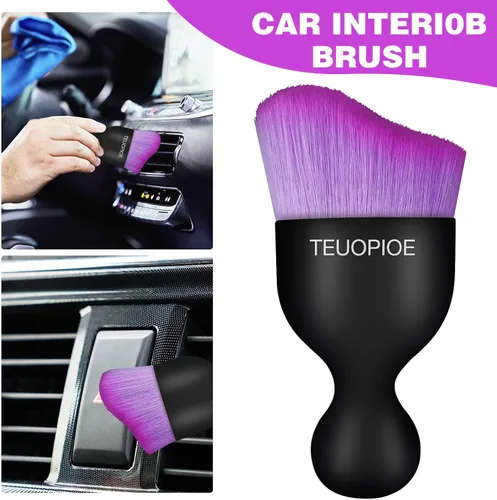 Vista 5 de Cepillo de Limpieza Interior de Automóvil, Plumero Interior de Automóvil, Cepillo de Detallado de Automóvil Cepillo Quitapolvo, Herramienta