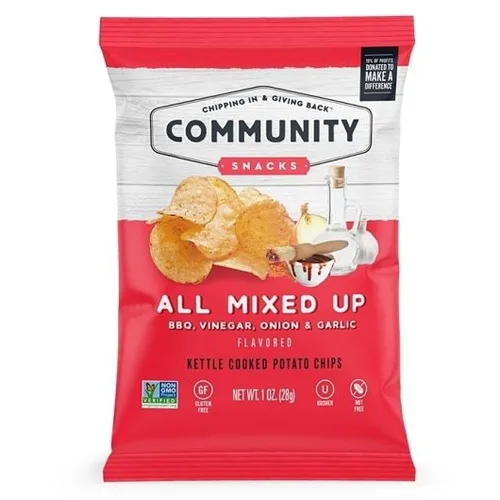 Vista 2 de Community Snacks Papas Fritas (All Mixed Up, 1 Onza (Paquete de 80))