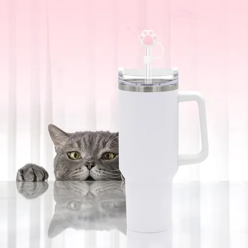 Vista 3 de Stanley Cup - Cubierta de popote para copa Stanley, 6 unidades, compatible con vasos Stanley de 30 y 40 onzas, accesorios para tazas Stanley