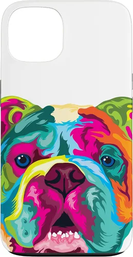 Vista 6 de Pop Art English Bulldog Dog Lover Bulldog Case for iPhone 17