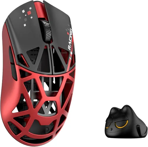 Vista 6 de MK x WLMOUSE Beast X Mini Pro Mouse inalámbrico de 8K con lados sólidos (OM óptico, negro)