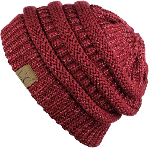 Vista 495 de C.C Trendy Warm Chunky Soft Stretch Cable Knit Beanie