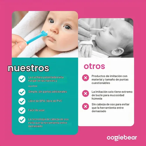 Vista 7 de Oogiebear – Limpiador de oídos y nariz para bebés, Paquete de 1