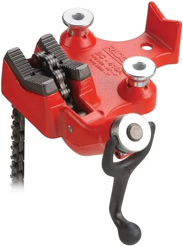 Vista 6 de RIDGID Tornillo de banco de tornillo superior modelo BC810 40215, tornillo de banco para tubería y tubería de 1/2 a 8 pulgadas y tornillo superior