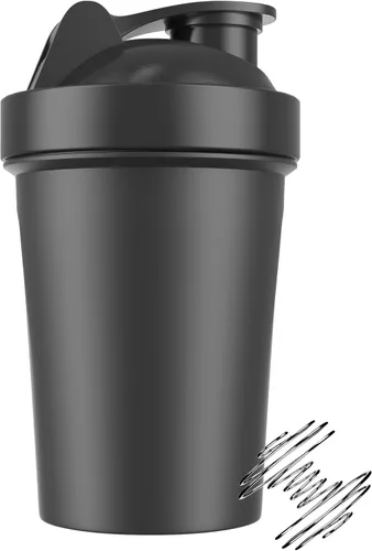 Vista 3 de JEELA SPORTS Paquete de 5 botellas mezcladoras de proteínas para mezclas de proteínas, 20 onzas, vasos mezcladores aptos para lavavajillas