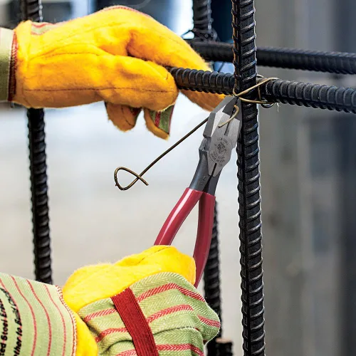 Vista 4 de Klein Tools Alicates Linesman + almohadilla de carrete de alambre para atar