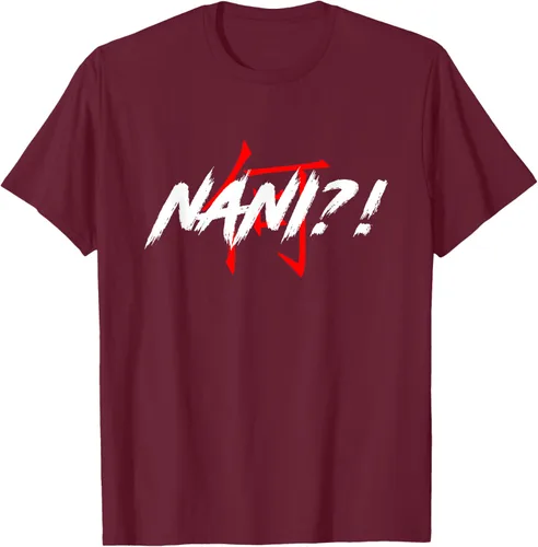 Vista 16 de Nani Meme Anime Japanese Camiseta, Negro, S
