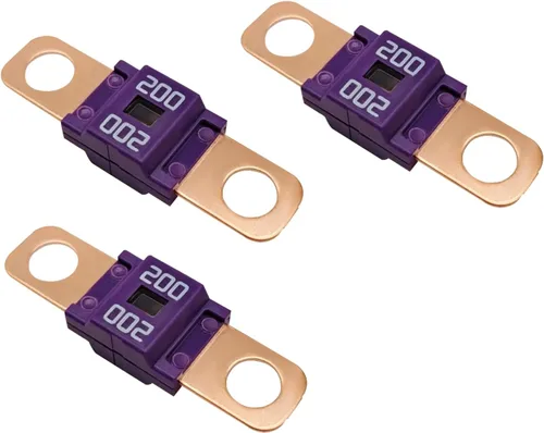 Vista 8 de Fusible AMI/Midi de 3 piezas, 100 amperios de alta corriente, atornillado, universal para automóviles, camiones, vehículos de construcción