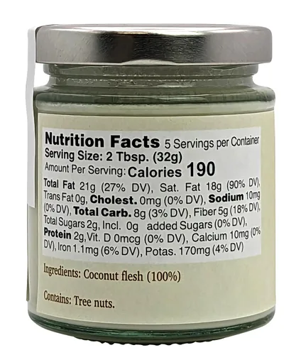 Vista 2 de Nutural World - Crema de Coco 6 Oz (6.00 oz) Ganador del Premio Gran Sabor