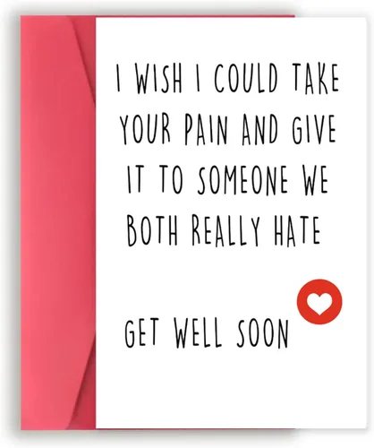 Vista 8 de YiKaLus Tarjetas Naughty Get Well para mejores amigos, regalos de Sweet Get Well Soon para hombres y mujeres, divertida tarjeta de aliento