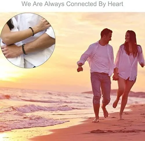 Vista 7 de Pulsera para hombre con diseño de ojo de tigre para hombre, novio, marido, papá, hijo, nieto, hermano, piedra natural, aniversario, Navidad