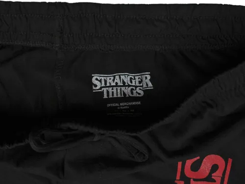 Vista 3 de Stranger Things - Pantalones de pijama para hombre con logotipo original para adultos