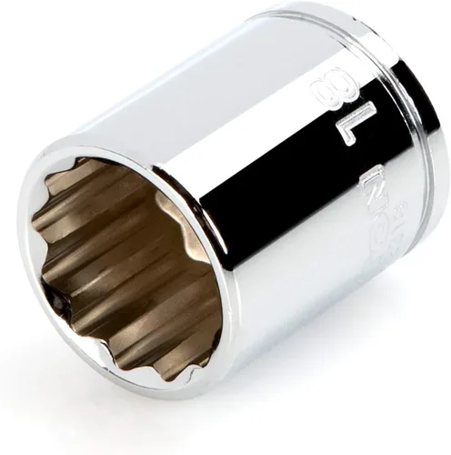 Vista 66 de TEKTON Unidad de 3/8 pulgadas x 1 pulgada de profundidad de 12 puntos de enchufe SHD13225