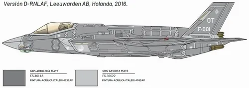 Vista 6 de Italeri Jaguar Gr.3 Big Cat - Escala de colores especiales 1: 72, aviones de combate