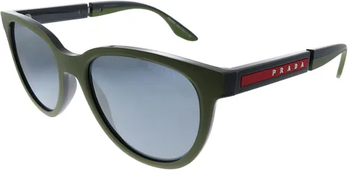 Vista 2 de Prada Linea Rossa PS 05XS 03S0D3 - Gafas de sol ovaladas de plástico verde