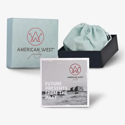 Vista 7 de American West - Juego de aretes y collar con cuentas de sol y corazón de plata de ley para mujer, de 17 o 21 pulgadas