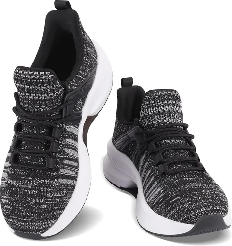 Vista 6 de Zapatos para caminar para mujer, zapatos de correr de malla transpirable