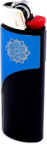 Vista 11 de Kasher Estuche para encendedor de mandala con encendedor, construcción elegante y duradera, herramienta multiusos ligera, portátil, accesorio