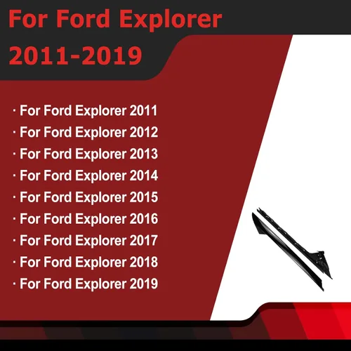 Vista 5 de FEXON Kit de molduras de parabrisas exterior e interior para lado del conductor delantero A Pillar Compatible con Ford Explorer 2011 2012 2013 2014