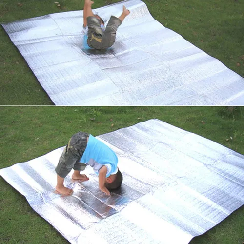 Vista 3 de Ochine Colchoneta para dormir de camping - Estera de espuma, lámina aislante, térmica, papel de aluminio impermeable, alfombrilla de exterior EVA
