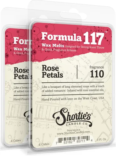 Vista 7 de Shortie's Candle Company Pure Carnation Wax Melts - Paquete múltiple de 2 barras altamente perfumadas, hechas con aceites esenciales y naturales