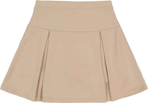 Vista 2 de Nautica Uniforme Escolar para Niñas Falda Pantalón Plisada de Rendimiento Amigable para Necesidades Sensoriales Caqui