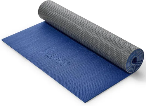 Vista 11 de Sunny Health & Fitness Alfombrilla de yoga antideslizante: duradera, antidesgarros, ligera, soporte acolchado para yoga, pilates, ejercicios