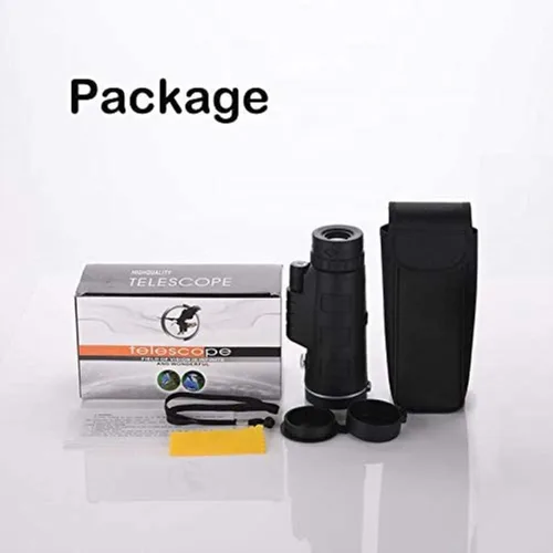 Vista 4 de Monoculars Telescope High Power Telescope 40X60 Monocular Scope Cell Phone Telescope with Smartphone Holder & Tripod for Bird Watching Camping