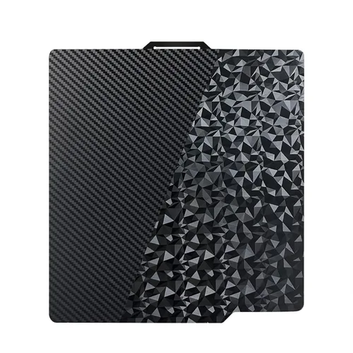 Vista 11 de IdeaFormer-3D Placa de construcción de doble cara negra PEI para Bambu Lab X1/X1C/X1E/P1P/P1S/P2S/A1, lámina de acero para muelles flexible