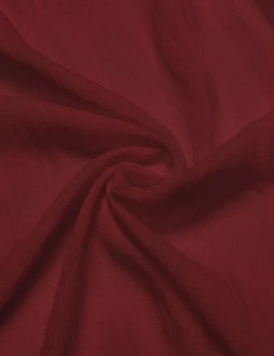 Vista 5 de COOFANDY Cárdigan de algodón con cuello de chal con volantes para hombre, chaqueta larga tipo kimono con parte delantera abierta