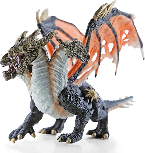 Vista 7 de RECUR Figura de acción de dragón brillante, juguetes de dragón blanco para niños y niñas, figuras RPG en miniatura para exhibición de mesa