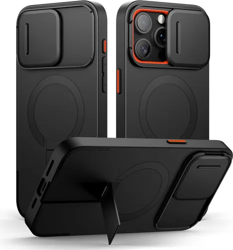 Vista 87 de SURITCH Funda para iPhone Air con cubierta de control de cámara, funda deslizante para cámara y soporte ajustable, compatible con MagSafe, a prueba