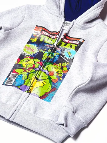 Vista 2 de Teenage Mutant Ninja Turtles Boys' Graphic Zip-up Hoodie