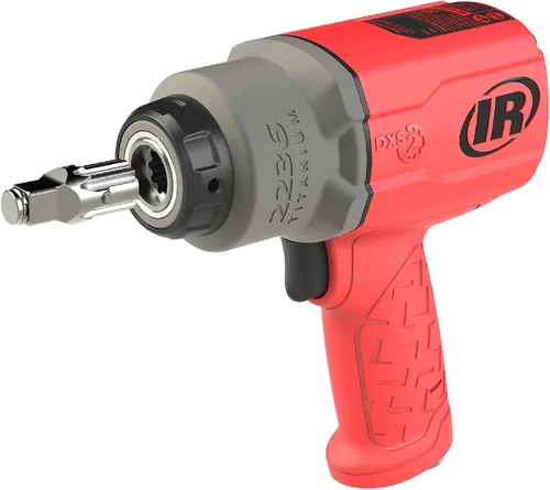 Vista 10 de Ingersoll Rand 2235TiMAX-2 - Llave de impacto neumática de yunque extendido de 1/2 pulgada, par de torsión máximo de 900 libras-pie, gris