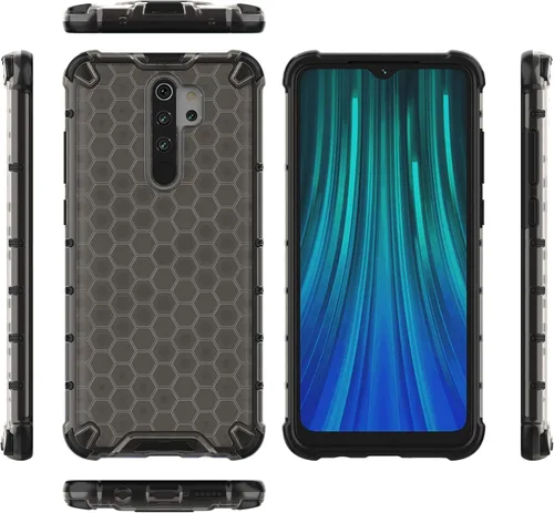 Vista 236 de Pzwoxukhov Funda compatible con Redmi A1, compatible con Redmi A2 Honeycomb Anti-caída Absorción de Golpes Negro