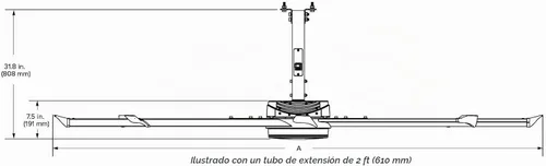 Vista 6 de Big Ass Fans Kit de ventilador Essence (interior/exterior (8 pies), sin kit de luz LED
