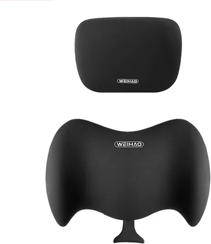Vista 11 de Almohada de apoyo lumbar, almohada lumbar de espuma viscoelástica para aliviar el dolor de espalda, almohada lumbar ergonómica aerodinámica