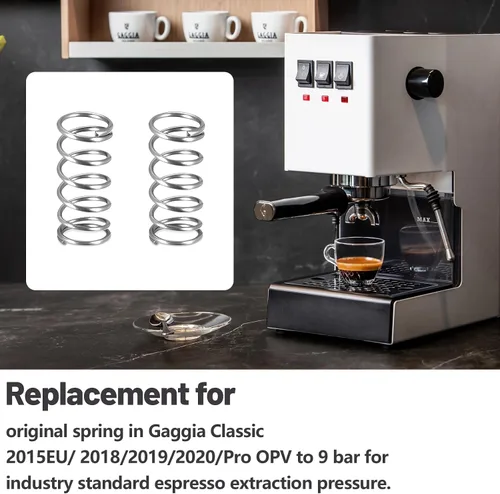 Vista 3 de Máquina de café expreso compatible con Gaggia Classic 9 Bar Opv Coffee Machine Kits para Gaggia Classic Pro Opv Mod Springs Piezas Accesorios
