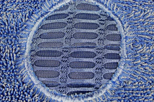 Vista 3 de CleanAide Almohadillas de microfibra Twist Yarn con limpiador integrado para limpieza de manchas, cabezales planos reutilizables para uso húmedo
