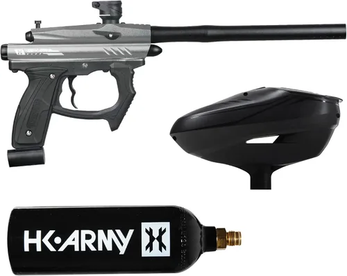 Vista 9 de HK Army SABR paquete de inicio de marcador de pistola de paintball CO2