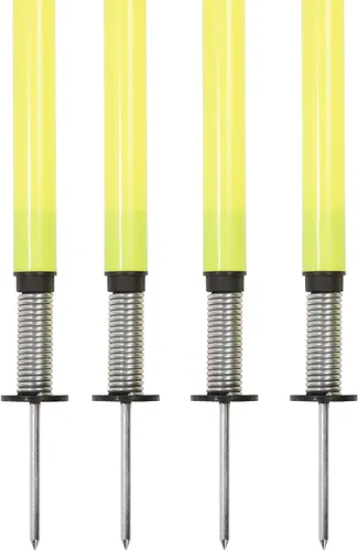 Vista 2 de Champion Sports Agility Training Pole & Hurdle Sets – Speed, Footwork & Coordination Drills, Indoor/Outdoor PVC Poles